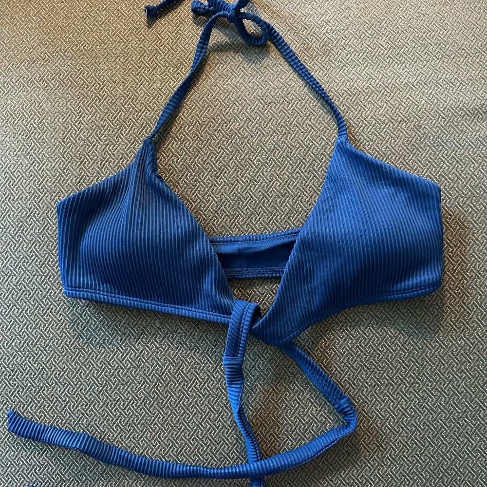 Hollister Blue Swim Top